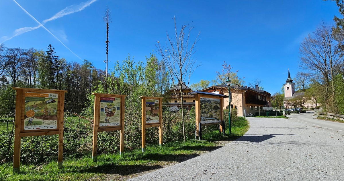 Schautafeln der Landwirtschaft in St. Jakob am Thurn - Foto: TVB Puch
